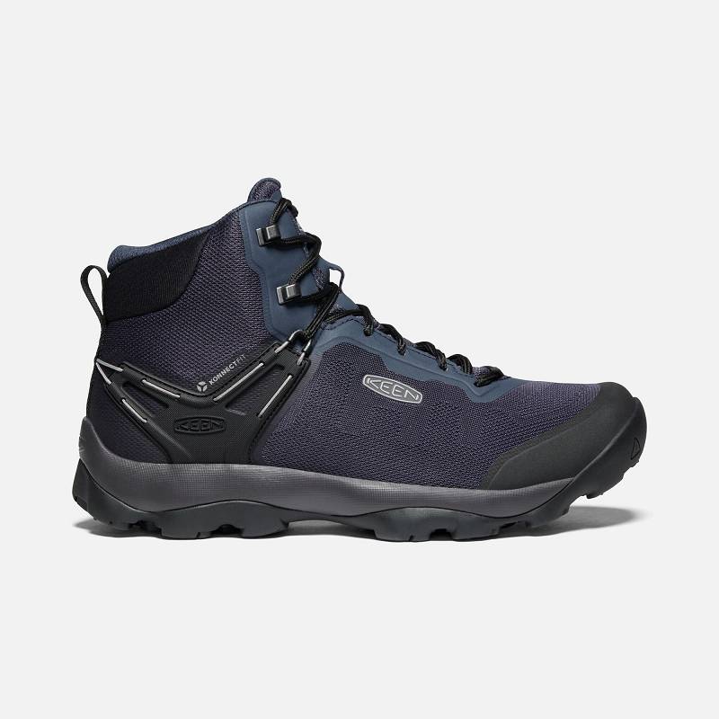 Keen Venture Vent Wanderstiefel Herren DE-01485 Blue Nights/Drizzle - Keen Herrenschuhe Blau